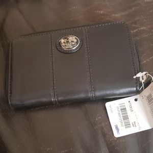 Small Coach zip Around Wallet